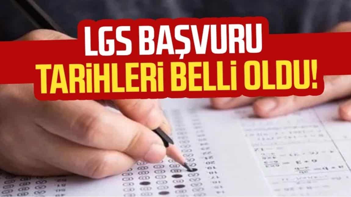 LGS KAPSAMINDAKİ MERKEZÎ SINAV BAŞVURULARI BAŞLADI...